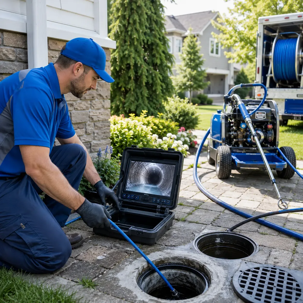 Outdoor drain cleaning professionals serving Johnson, VT